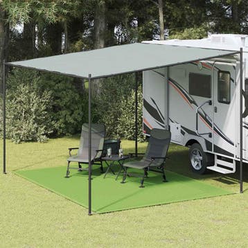 vidaXL Tenttapijt 300x400 cm HDPE lichtgroen, Caravans en Kamperen, Verzenden, Nieuw