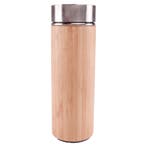 ViaMondo Thermosfles 0.33L Bamboe met Temperatuur Display, Ophalen of Verzenden, Nieuw