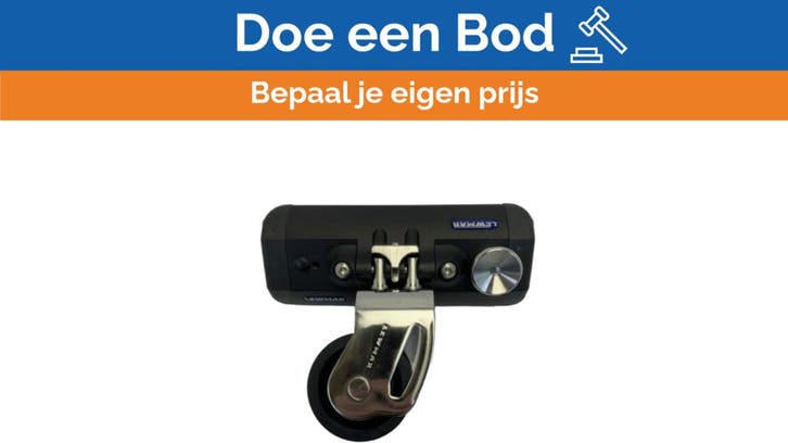 Bieden: Lewmar HTX2 Genoa Car with Pin-Stop Black - 2912255, Watersport en Boten, Zeilen en Zeiltoebehoren, Toebehoren, Nieuw