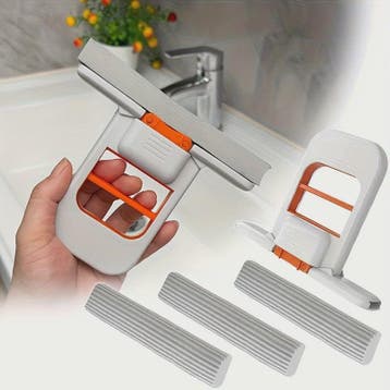 Compacte Zelfwringende Spons Mop - Handheld Mini Schoonmaakh, Verzenden