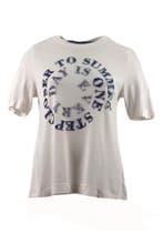 Cartoon T-shirt in maat 36 Wit, Cartoon, Verzenden, Zo goed als nieuw, Wit
