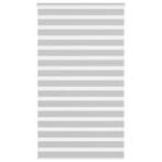vidaXL Zebra rolgordijn 135x230 cm stofbreedte 130,9 cm, Verzenden, Nieuw, Grijs