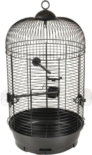 Vogelkooi Sanna 2 – Zwarte Binnenkooi voor Parkieten en K., Verzenden, Nieuw, Metaal, Vogelkooi