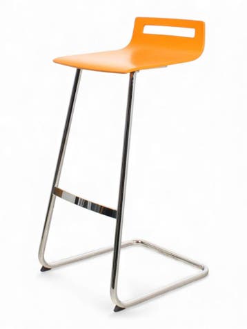 Sedus MT902 barkuk, oranje-chrome, Huis en Inrichting, Ophalen of Verzenden, Gebruikt, Overige kleuren