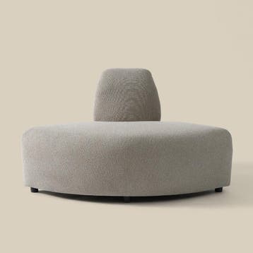 *WOONWINKEL* 1/4 Element Rond - Taupe Pixie 35, Verzenden, Nieuw