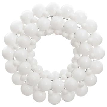 vidaXL Kerstkrans 45 cm polystyreen wit, Verzenden, Nieuw
