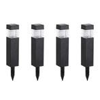 Solar buitenlamp Condor - Set van 4 - Op zonne-energie, Zonne-energie, Kunststof, Verzenden, Minder dan 50 watt