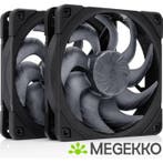 Noctua NF-A12x25 G2 PWM Sx2-PP chromax.black, Verzenden, Nieuw