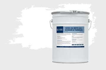 Wixx AQ Schuur en Tuinhuis Beits UV+ Wit 2.5L, Verzenden, Wit, Nieuw, Beits