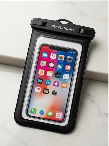 COMPLETE PARTIJ: 200 stuks - Telefoonhoesje Waterdicht, Verzenden, Nieuw, Transparant