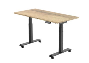 Verrijdbaar en opklapbaar elektrisch zit/sta bureau, 180x..., Overige plaatsen, Ophalen of Verzenden, Nieuw in verpakking, Bureau