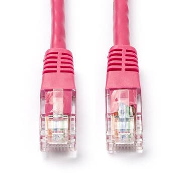Netwerkkabel | Cat5e U/UTP | 20 meter (Roze), Verzenden, Nieuw
