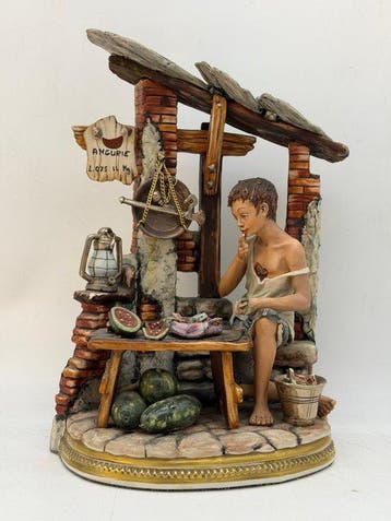 Capodimonte - Porcellane Fabris - sculptuur - 38 cm -