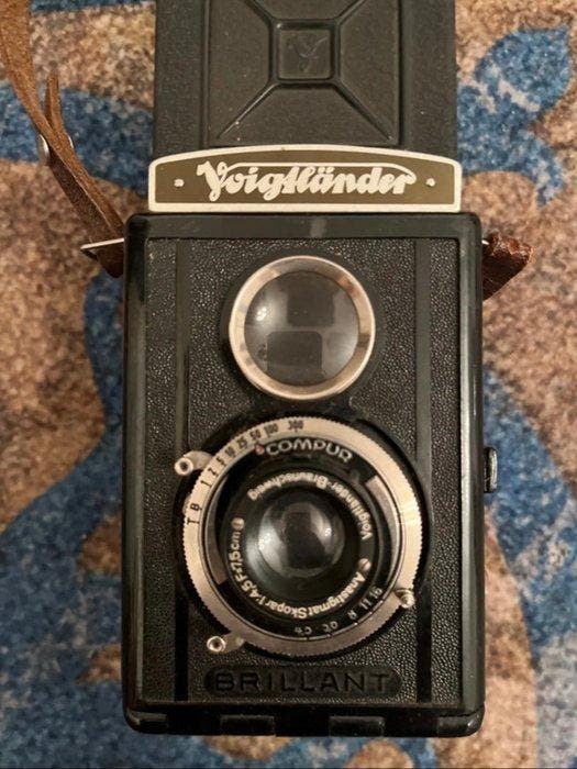 Voigtländer Brillant TLR Camera with Skopar Lens and Compur, Audio, Tv en Foto, Fotocamera's Analoog