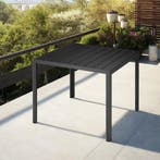 Aluminium tuintafel Maren met in hoogte verstelbare poten 90, Verzenden, Nieuw