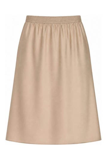 Nukus Rok in maat L Beige, Nukus, Verzenden, Zo goed als nieuw, Beige