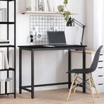 vidaXL Tafel Zwart Eiken 80 x 50 x 76,5 cm Engineered hout, Huis en Inrichting, Bureaus, Verzenden, Nieuw