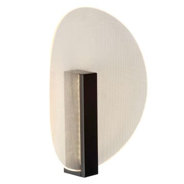 Zwarte buitenlamp modern, Laredo, 9W, 2700K LED, IP54, Ophalen of Verzenden, Nieuw, Overige materialen, Wandlamp