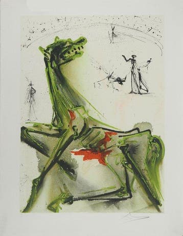Salvador Dali (1904-1989) - La victime de la fête