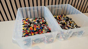 Lego Onderdelen - LEGO 1x2 Modified 1000x, Nieuw