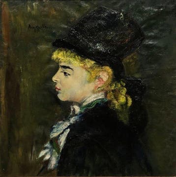 École Européene (XX) - Portrait de Margot (Daprès P. A., Antiek en Kunst