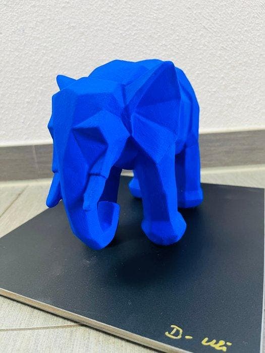 D - Uli -  Elefant  Blue, Antiek en Kunst, Kunst | Designobjecten