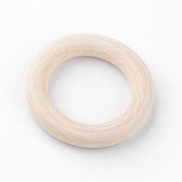 15 x Houten ringen onbewerkt 40 x 7mm, binnen Diameter: 25mm, Ophalen of Verzenden, Nieuw, Overige typen