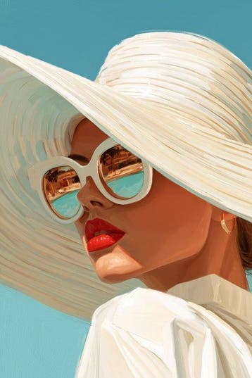Iconica - Riviera Glamour Under a Turquoise Sky - unique 1/1