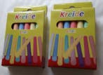 Partij van 100 doosjes Schoolkrijt in Kleur ofwel 1200 kr..., Verzenden, Nieuw