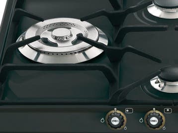 Smeg SR764AOD - Gaskookplaat - 4 zones - Antraciet, Verzenden, Zo goed als nieuw