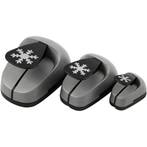 Ponsen set, ijskristallen, afm 25+49+75 mm, 3 stuk/ 1 doos, Nieuw