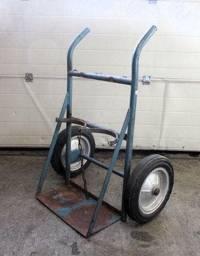 Steekwagen voor gasfles, Gasflessenwagen voor 2 gasflessen,, Zakelijke goederen, Kantoor en Winkelinrichting | Winkel en Inventaris