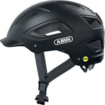 Fietshelm ABUS HYBAN 2.0 MIPS velvet black L - 56-61 cm - zw, Fietsen en Brommers, Fietsaccessoires | Fietshelmen, Verzenden, Nieuw
