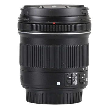 Canon EF-S 10-18mm f/4.5-5.6 IS STM met garantie, Gebruikt, Canon, Canon EF-S, Groothoeklens