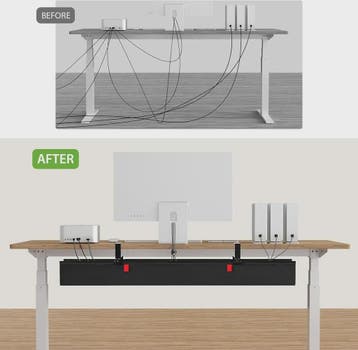 90cm Kabelgoot Onder Bureau - Kabelmanagement Tray voor Thui, Verzenden, Nieuw