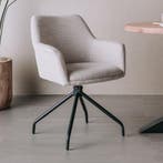 *WOONWINKEL* Tower Living Ortana Moderne Stoel Naturel, Verzenden, Nieuw