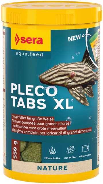 Sera Pleco tabs XXL 250ml (Bodemvissen, Aquariumvis voeding), Ophalen of Verzenden, Nieuw, Overige typen