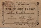 5 Francs France Komitat 02700 – Tergnier – 5-franc-gutsc, Verzenden