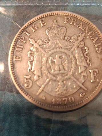 Frankrijk. Napoléon III. 5 Francs 1870-A, Paris (Zonder