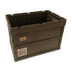 Klapkrat, 600x400x420 mm, euronorm, grijs kunststof,, Gebruikt, 40 tot 60 cm, 50 tot 75 cm, Ophalen of Verzenden