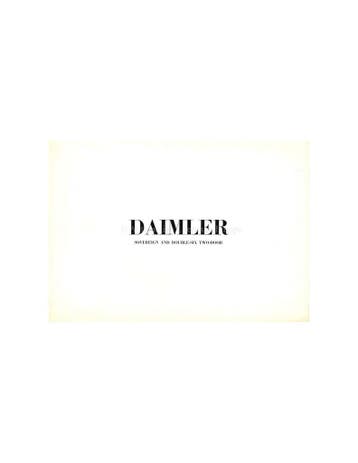 1974 DAIMLER SOVEREIGN / DOUBLE-SIX TWO-DOOR BROCHURE, Nieuw, Author