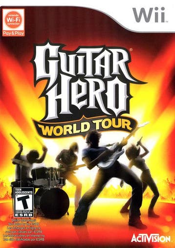 Wii Guitar Hero: World Tour, Verzenden, Zo goed als nieuw