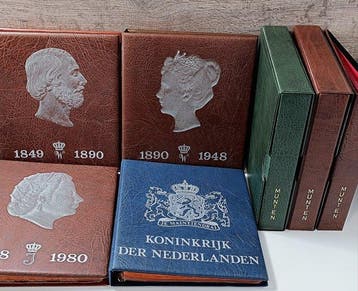 Nederland. Accessoires Accessoires 7 munten albums (Zonder