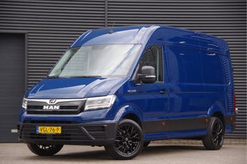 MAN TGE 3.140 35 2.0 L3H3(L2H2) 140PK AUT. LED, TREKHAAK, LE, Automaat, Gebruikt, Euro 6, Blauw