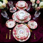 Royal Albert - Lady Carlyle - Tafelservies voor 6 (37) -, Antiek en Kunst