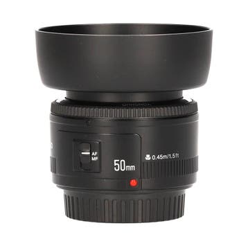 Yongnuo EF 50mm f/1.8 met garantie, Ophalen of Verzenden, Gebruikt