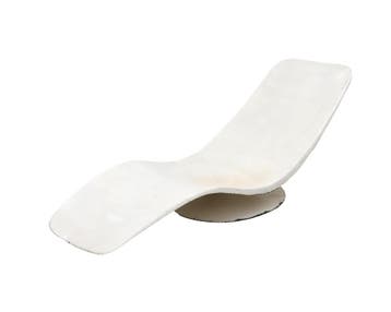 Een kunststof chaise longue, toegeschr aan Charles Zublena, Gebruikt