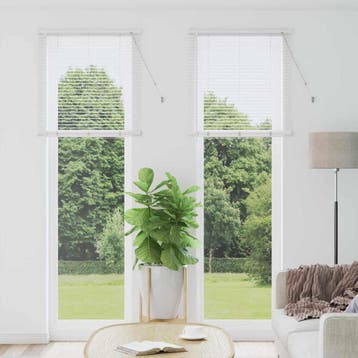 vidaXL Venetiaanse Jaloezieën Wit 220 x 70 cm Aluminium, Huis en Inrichting, Stoffering | Gordijnen en Lamellen, Verzenden, Nieuw