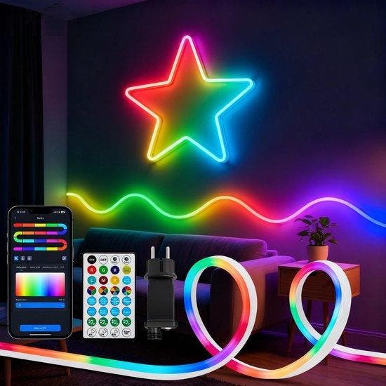 Led strip - Ledstrip - 5 meter - RGB - Aigostar, Huis en Inrichting, Lampen | Overige, Zo goed als nieuw, Verzenden