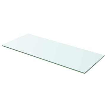 vidaXL Wandschap transparant 60x20 cm glas, Verzenden, Nieuw